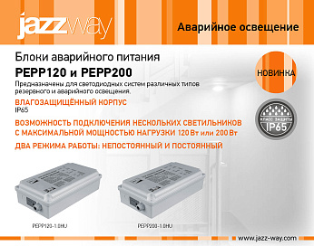 Блоки аварийного питания PEPP120 и PEPP200